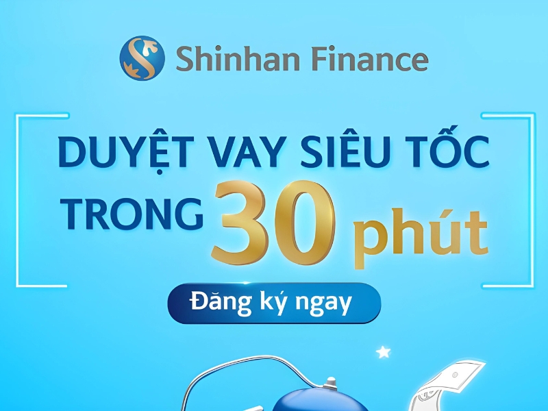 Đăng ký vay tiền Shinhan Finance